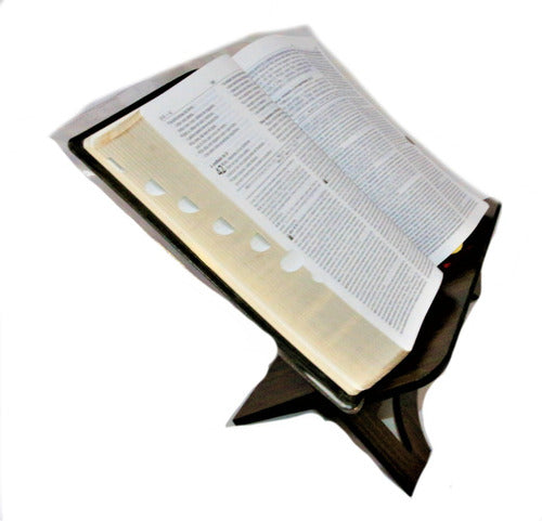 Suporte De Bíblia Madeira Grande Mdf Com Cruz