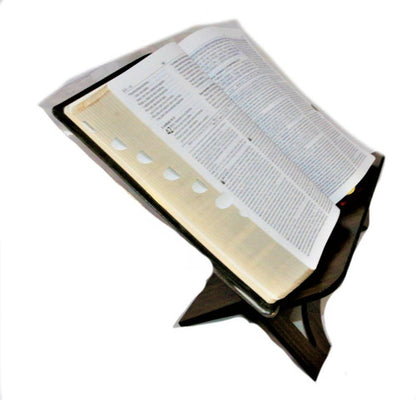 Suporte De Bíblia Madeira Grande Mdf Com Cruz