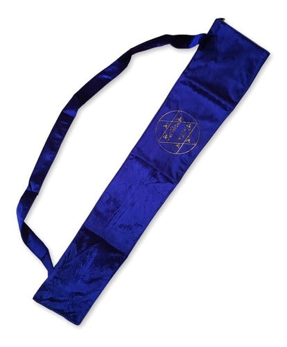 Capa De Shofar De Antílope 110 Cm Veludo - Jerusalém Israel