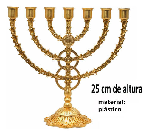 Candelabro Sete Pontas - Menora Grande