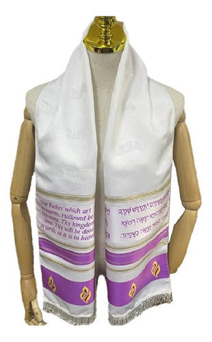Talit Estola Sacerdotal Manto De Oração - De Israel