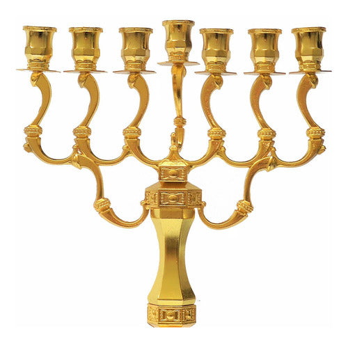 Candelabro Sete Pontas - Menora  - Importada De Israel