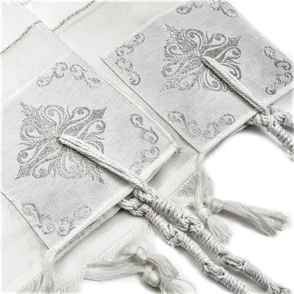 Talit Branco Infantil Ortodoxo Importado De Israel