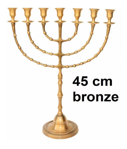 Candelabro Sete Pontas - Menorah  - Importada De Israel