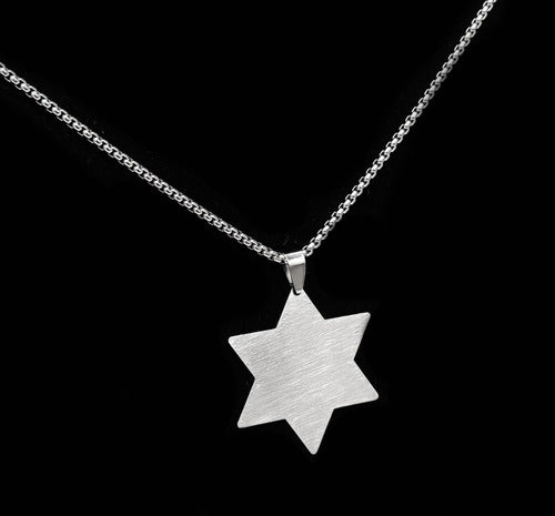 Gargantilha/colar/corrente Com Pingente Estrela De Davi !!!