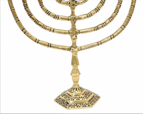 Candelabro 9 Velas - Menorá - Hanukkah Chanukiá De Israel
