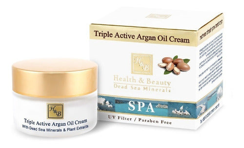 Mascara Creme Triplo De Óleo De Argan Mar Morto - De Israel