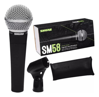 Microfone Vocal Shure Sm 58 Dinâmico  - Original #