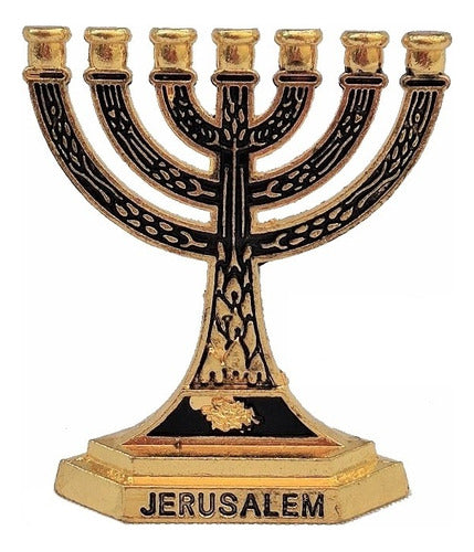 Candelabro Sete Pontas - Menorá - Original De Israel
