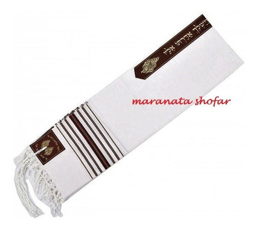 Talit Especial Profeta Eliseu - Importado De Israel