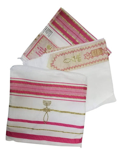 Talit Messiânico Original De Israel Com Pequenos Defeitos