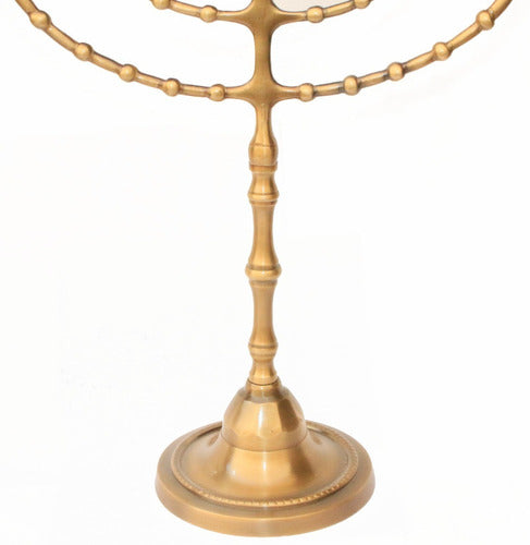 Candelabro Sete Pontas - Menorah  - Importada De Israel