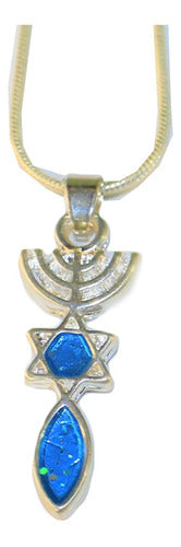 Gargantilha/colar/corrente Com Pingente Simbolo Messiânico