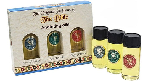 Kit 3 Perfumes Da Terra Santa Jerusalém - Nardo, Mirra...