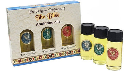 Kit 3 Perfumes Da Terra Santa Jerusalém - Nardo, Mirra...