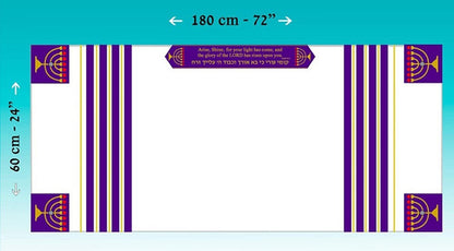 Talit Especial Profeta Isaías - Importado De Israel