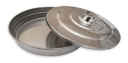 Kit Com 2 Bandejas Pratas Cálices E Pães Para Santa Ceia