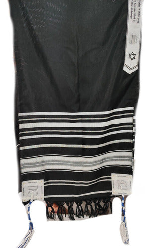 Talit Ortodoxo Rei Salomão 55 X 180 Cm - Importado Israel