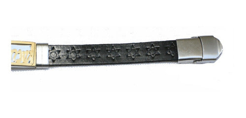 Pulseira Preta Com Escrita Em Hebraico  Shema Israel 2