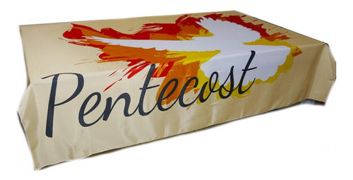 Toalha Forro De Decoração Mesa De Jantar Pentecostes