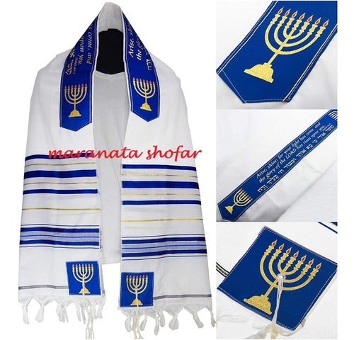 Talit Especial Profeta Isaías - Importado De Israel