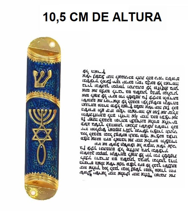 Mezuzá Judaico Luxo + Pergaminho - Importada De Israel