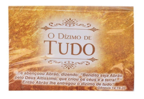 Porta Envelope Para Igreja Dízimos E Oferta + 100 Envelopes