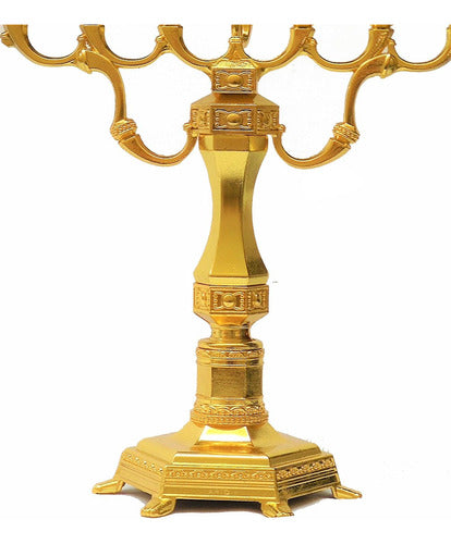 Candelabro Sete Pontas - Menora  - Importada De Israel