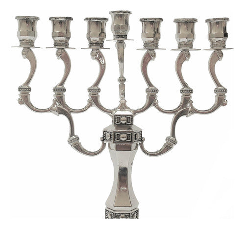 Candelabro Sete Pontas - Menora  - Importada De Israel