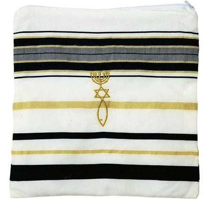 Talit Messiânico Original De Israel Com Pequenos Defeitos