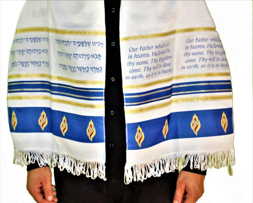 Talit Estola Sacerdotal Manto De Oração - De Israel