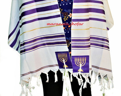 Talit Especial Profeta Isaías - Importado De Israel