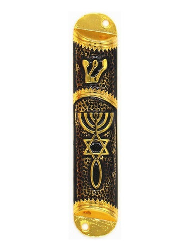 Mezuzá Judaico Luxo + Pergaminho - Importada De Israel