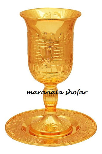 Copo - Taça De Santa Ceia Kidush - Direto De Israel