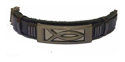 Pulseira Preta Com Simbolo Messiânico - De Israel