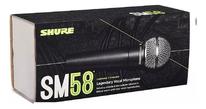 Microfone Vocal Shure Sm 58 Dinâmico  - Original #