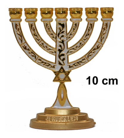 Candelabro / Menorá Simbolo Messiânico - 10cm - De Israel