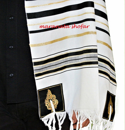 Talit Especial Profeta Elias - Importado De Israel