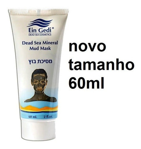 Máscara Argila Lama Facial Do Mar Morto - De Israel - 100ml