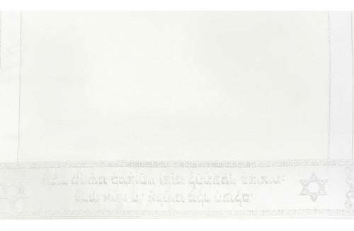 Talit Branco Infantil Ortodoxo Importado De Israel