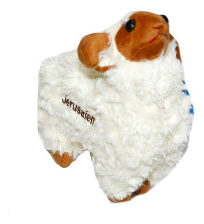 Carneiro De Pelúcia Com Som Ovelha Chifre Decoração Israel