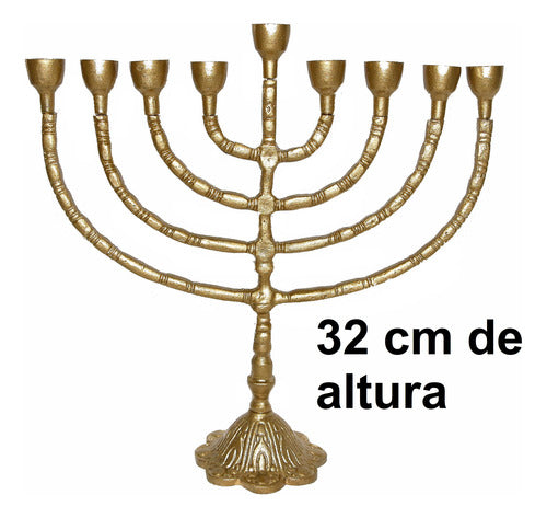 Candelabro 9 Velas - Menorá - Hanukkah Chanukiá