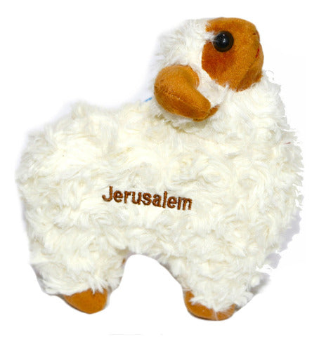 Carneiro De Pelúcia Com Som Ovelha Chifre Decoração Israel