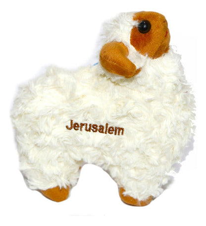 Carneiro De Pelúcia Com Som Ovelha Chifre Decoração Israel