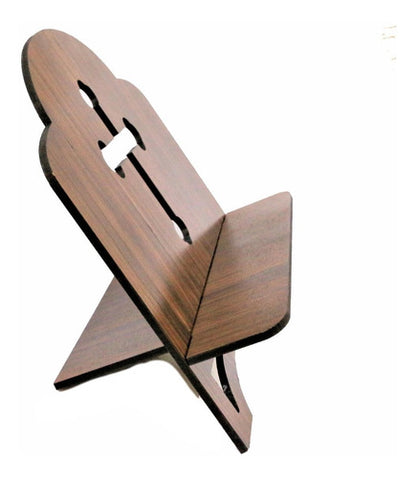 Suporte De Bíblia Madeira Grande Mdf Com Cruz