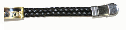 Pulseira Preta Com Escrita Em Hebraico  Shema Israel