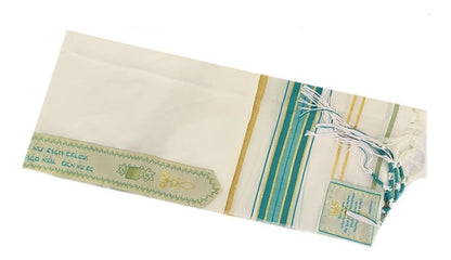 Lançamento Talit Messiânico Verde 55 X 180 Cm - De Israel