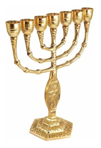 Candelabro / Menorá Simbolo Messiânico - De Israel 2