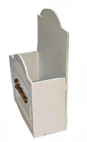 Porta Envelope Para Igreja Dízimos E Oferta Branco Mdf