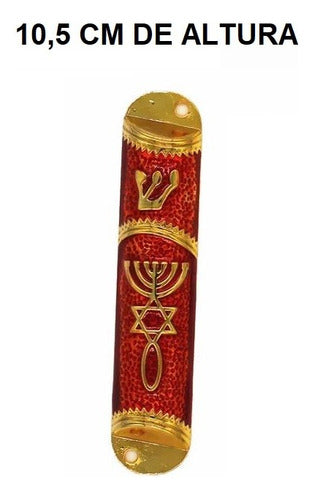 Mezuzá Judaico Luxo + Pergaminho - Importada De Israel
